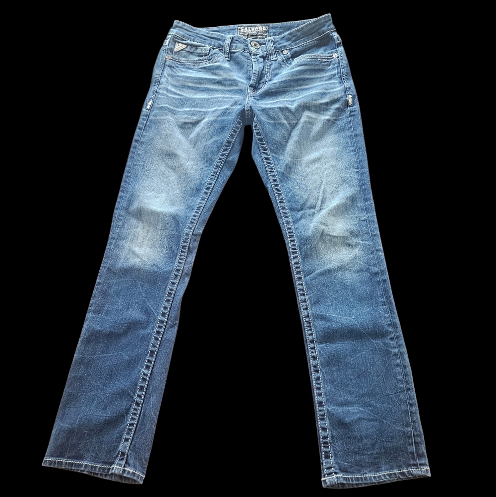 Salvage Mens Straight Leg Jeans
